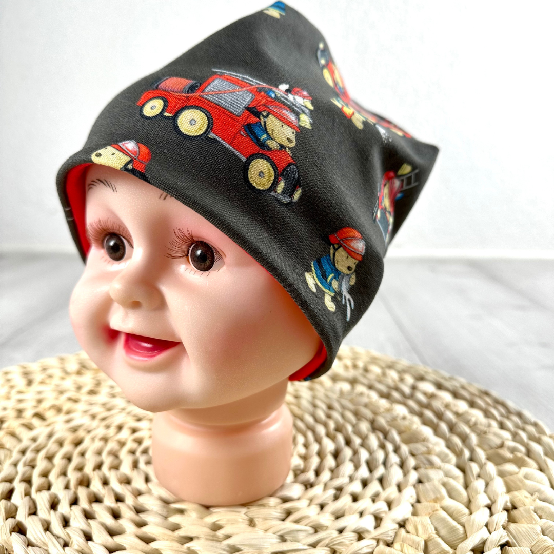 Beanie Gr. 43-45cm Feuerwehrbärchen