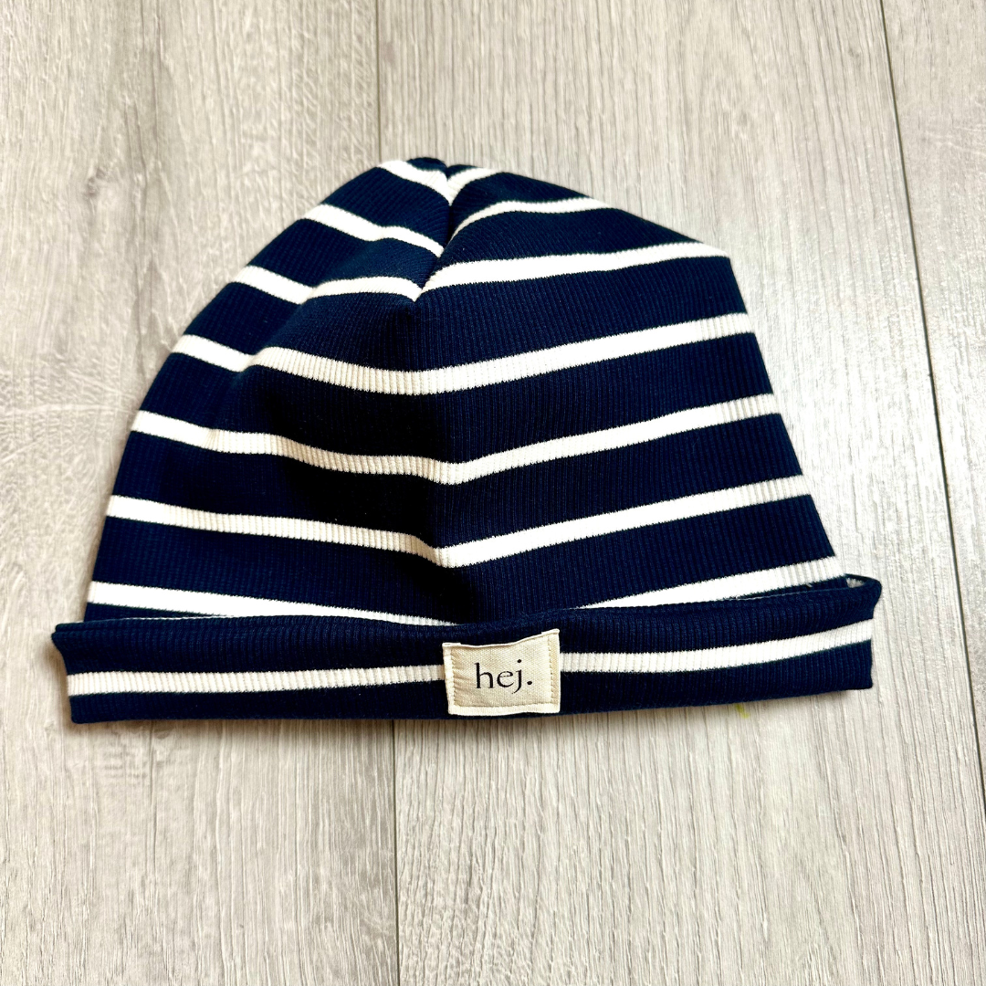 Beanie Gr. 52-55cm Ribjersey navy