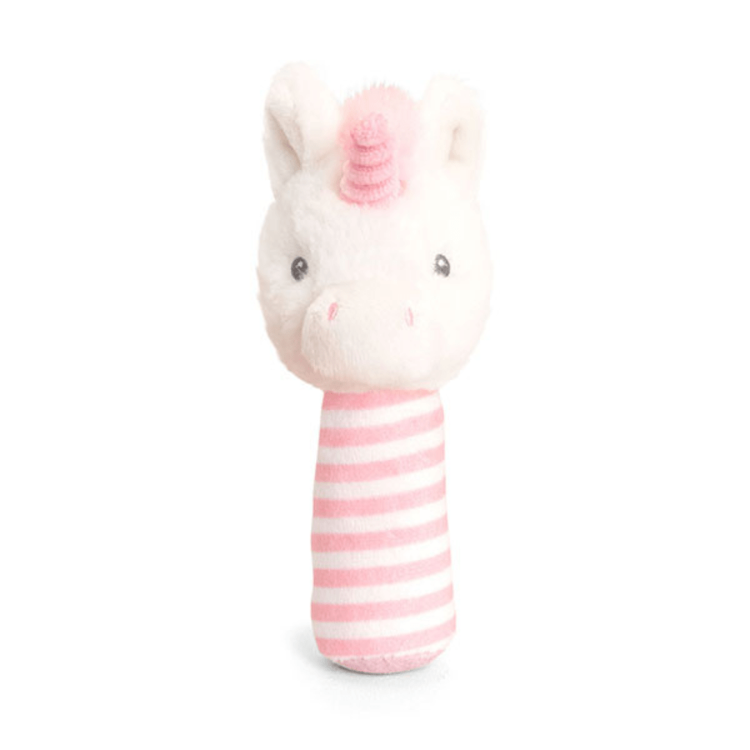 Babyrassel Einhorn rosa