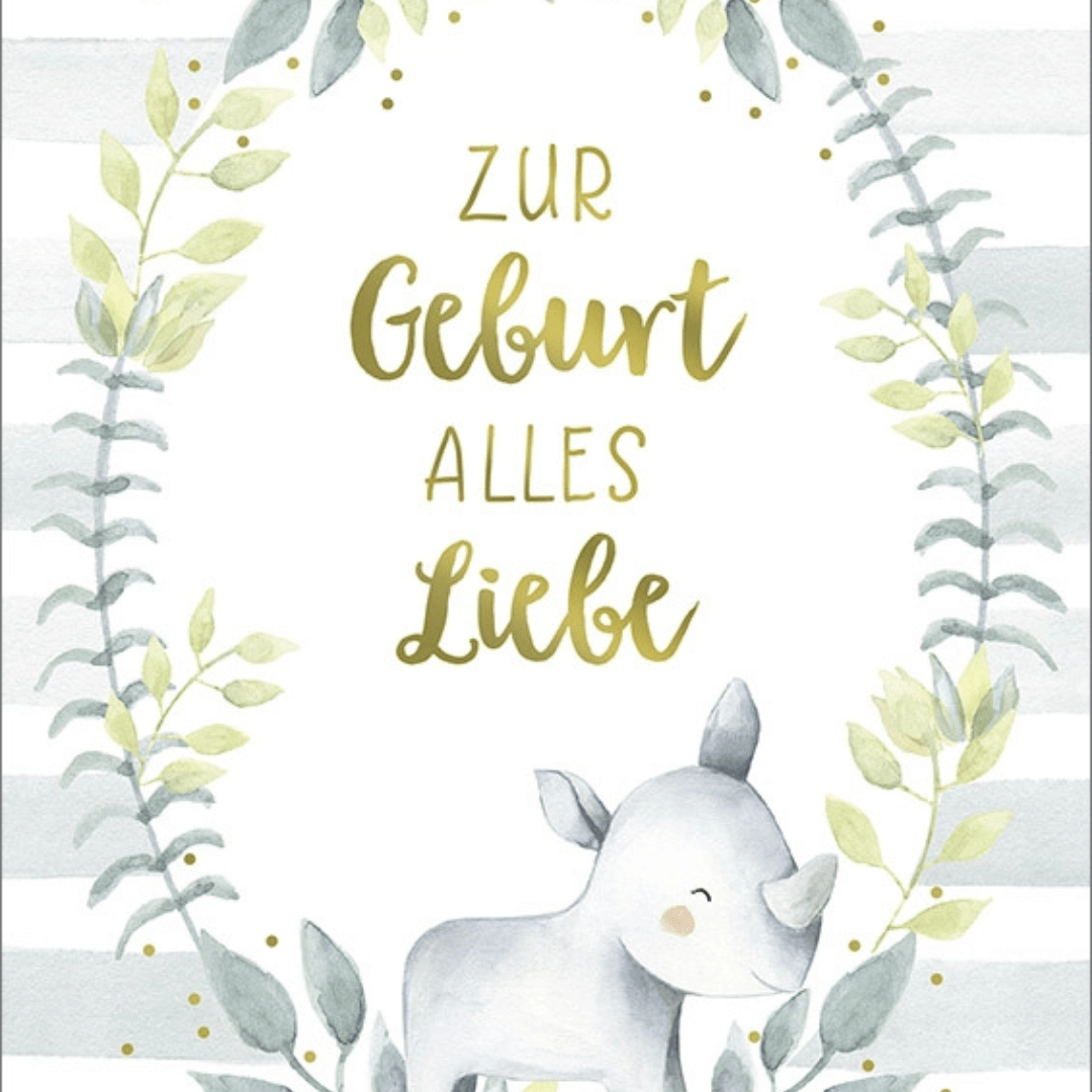 Zur Geburt alles Liebe