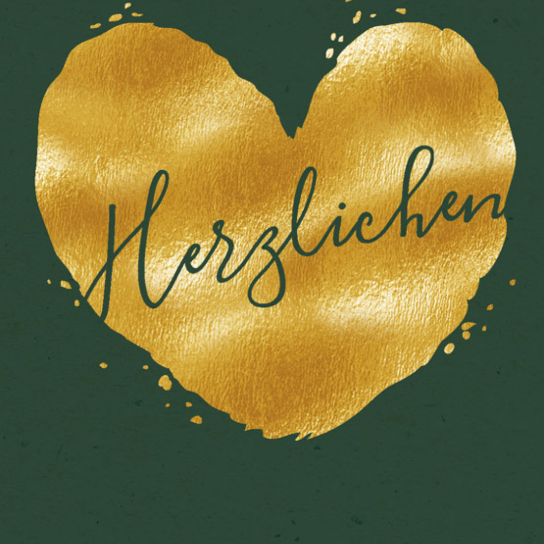 herzlichen glückwunsch grusskarte