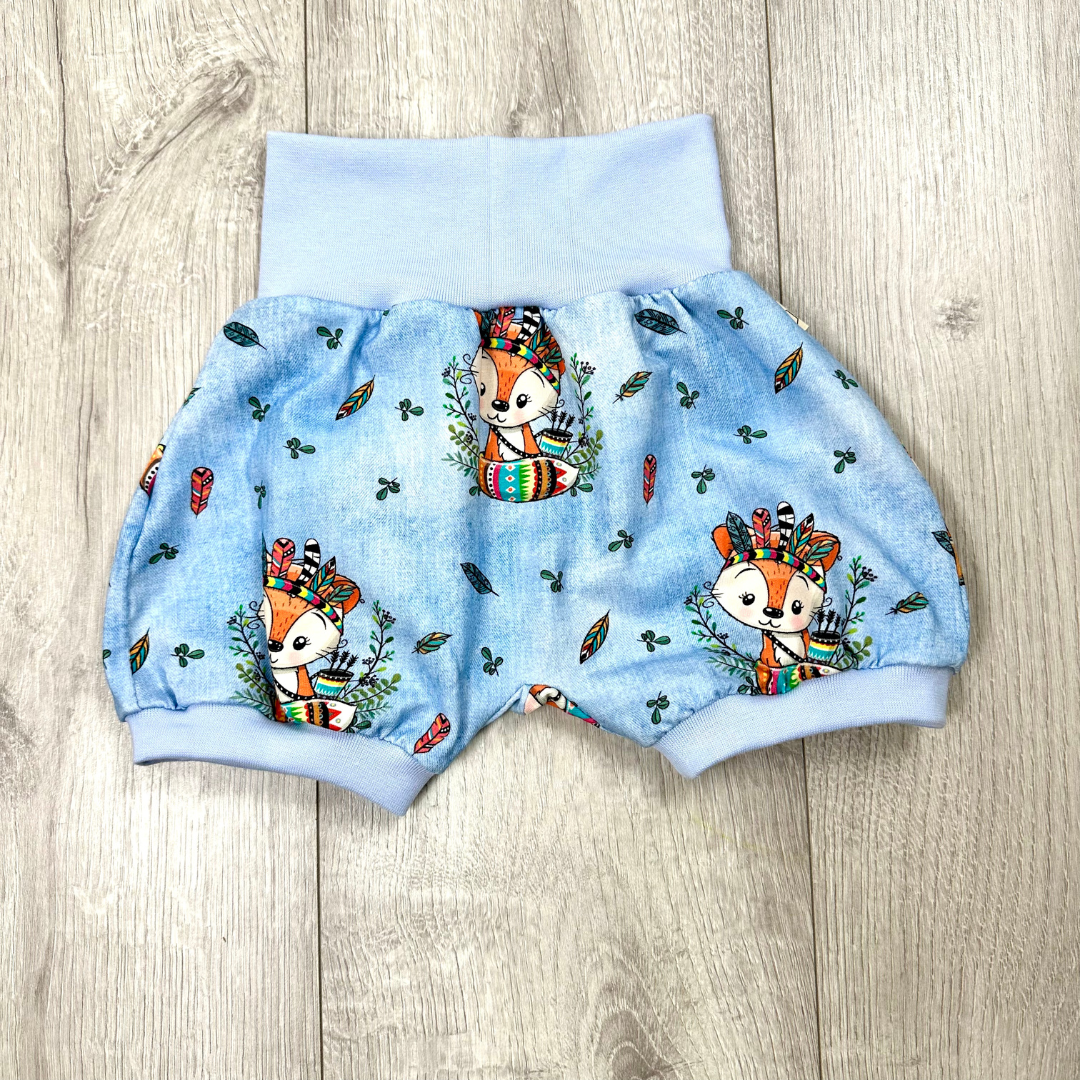 blau mit Boho Fuchs