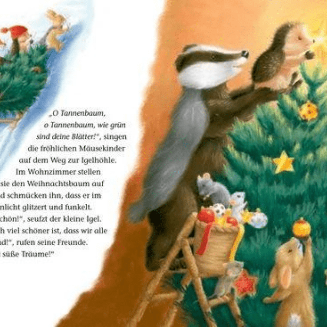 Buch "Der kleine Igel und der Gast im Weihnachtsbaum"