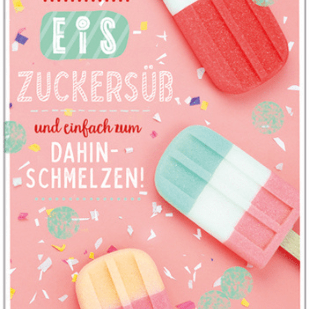 Eis am Stil, bunt