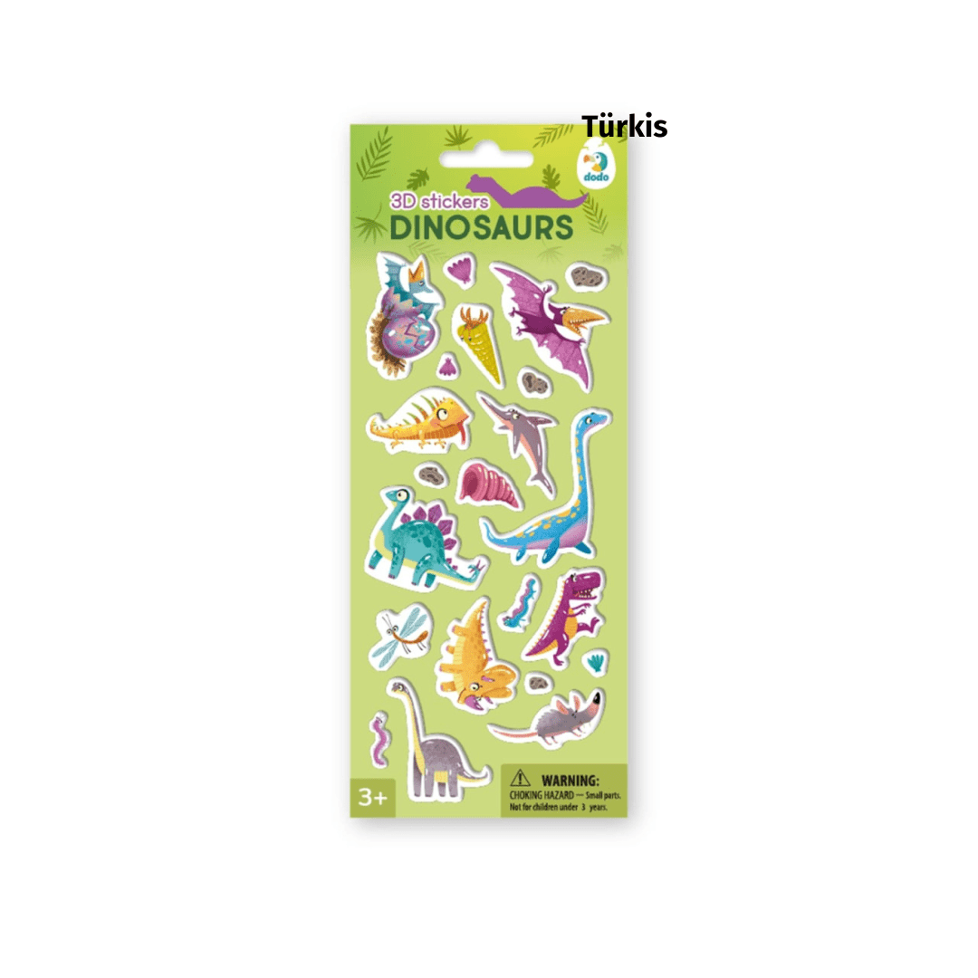 stickers mit dinosaurier