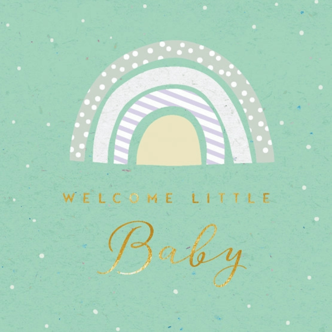 Grusskarte welcom Baby