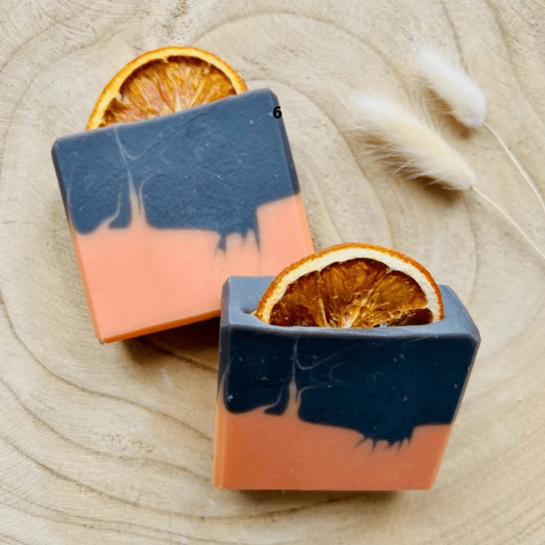 blau/orange mit echter Orange