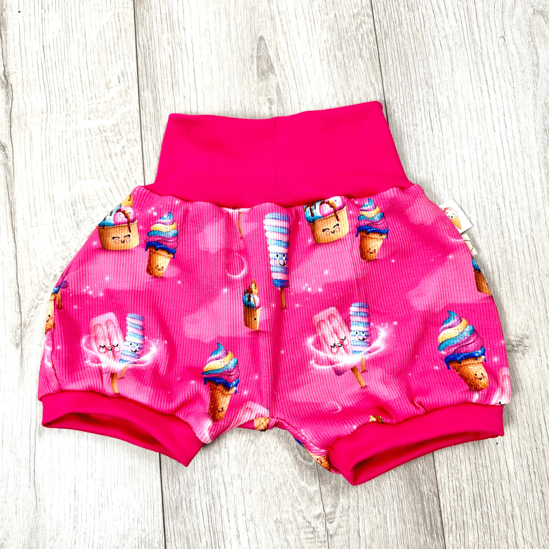 pink mit eis am stil